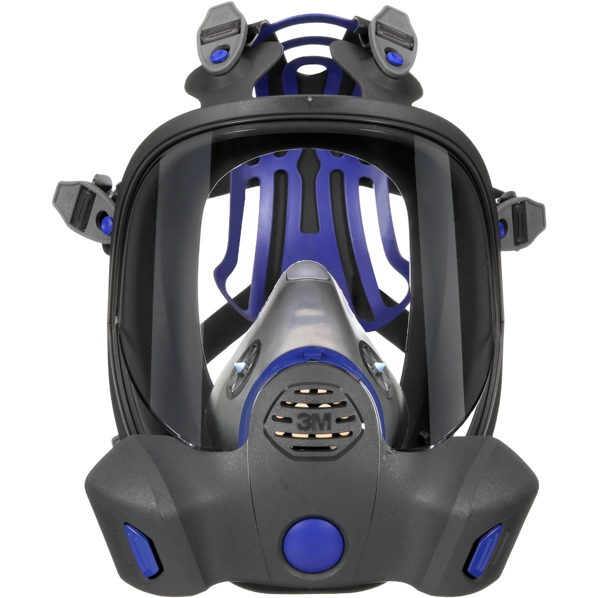 3M Secure Click FF-800 Series Full Facepiece Reusable Respirator, Black, 1 Each