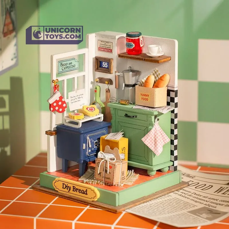 Afternoon Baking Time | Robotime Rolife Tiny DS029 DIY Dollhouse Miniatures Kit