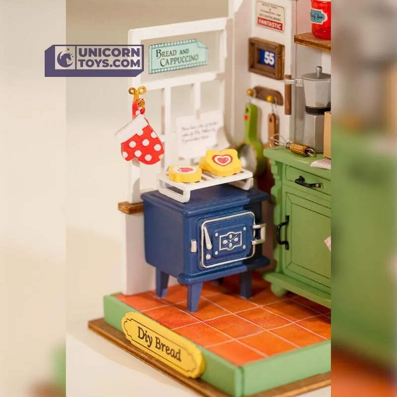 Afternoon Baking Time | Robotime Rolife Tiny DS029 DIY Dollhouse Miniatures Kit