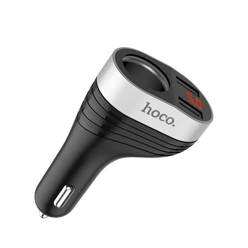 Car charger digital display dual USB HOCO Z29