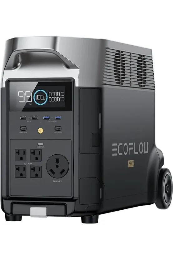 EcoFlow Delta Pro EV Solar Charging Kit with Free 400 Watt Solar Panel