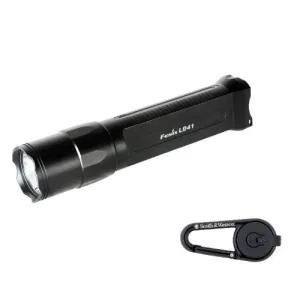 Fenix LD41 U2 520 Lumen CREE LED Tactical Flashlight with Smith & Wesson LED CaraBeamer Clip Light