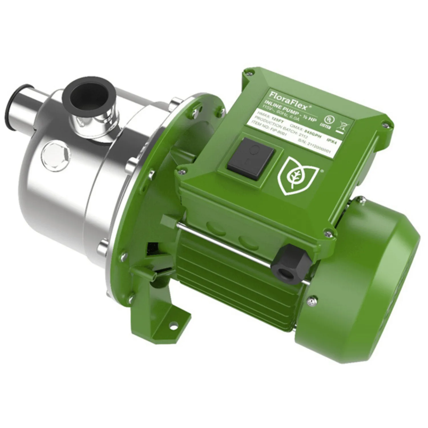 FloraFlex Inline Pump - 1/2 HP