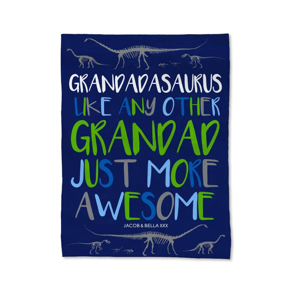 Grandadasaurus Blanket - Small