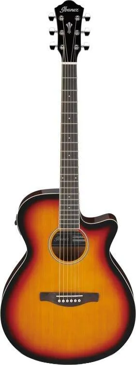 Ibanez AEG7VSH Acoustic-Electric Guitar (Transparent Vintage Sunburst)