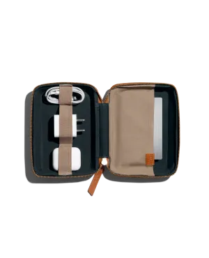 Marshal Mini Tech Kit Organiser -Leatherite - Tan