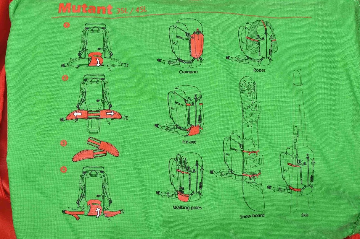 Mutant 45L Technical Climbing Backpack