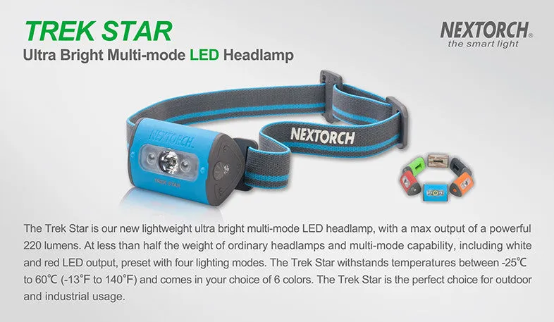 Nextorch - Trek Star 220L LED Headlamp