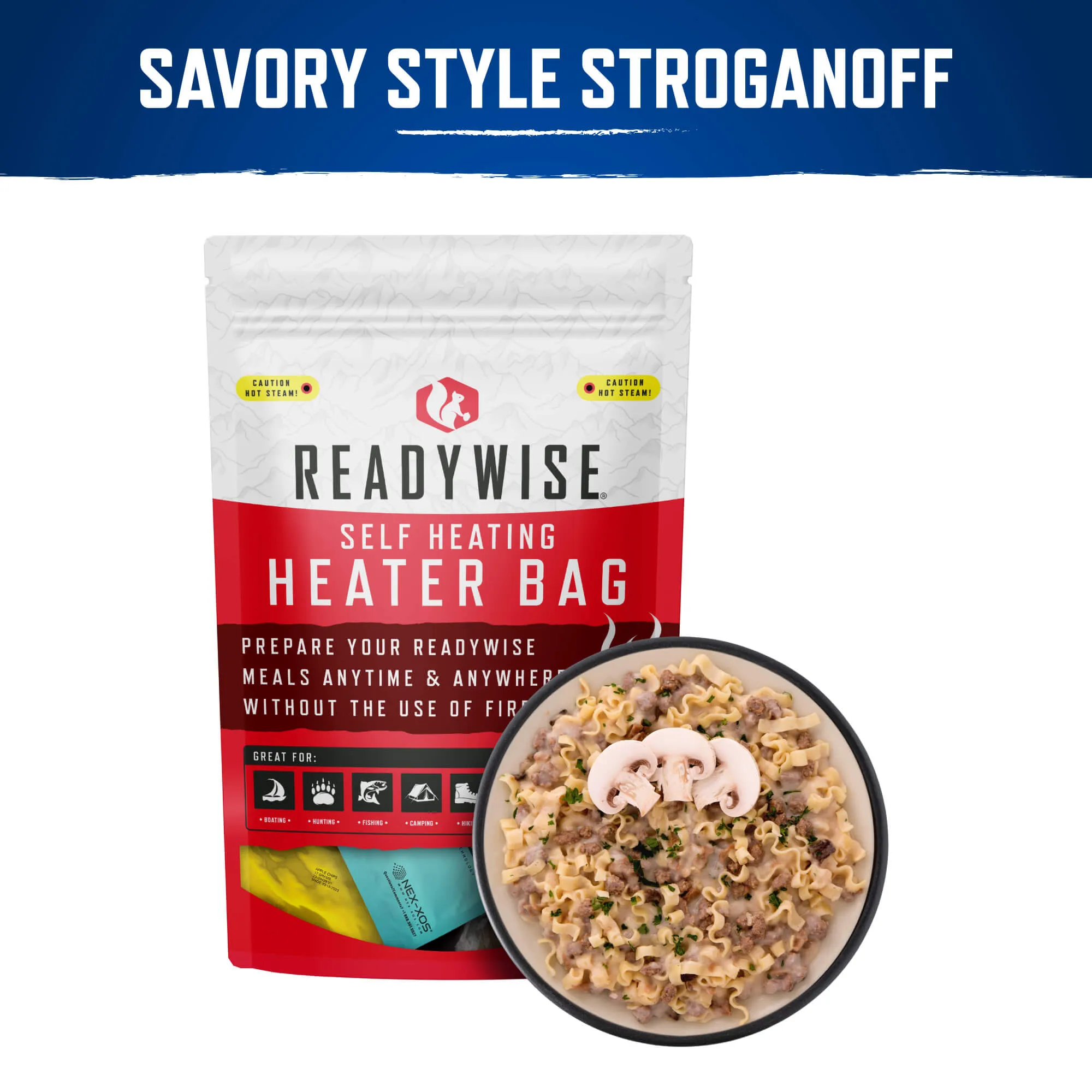 Self Heating Kit - Savory Style Stroganoff   Snack