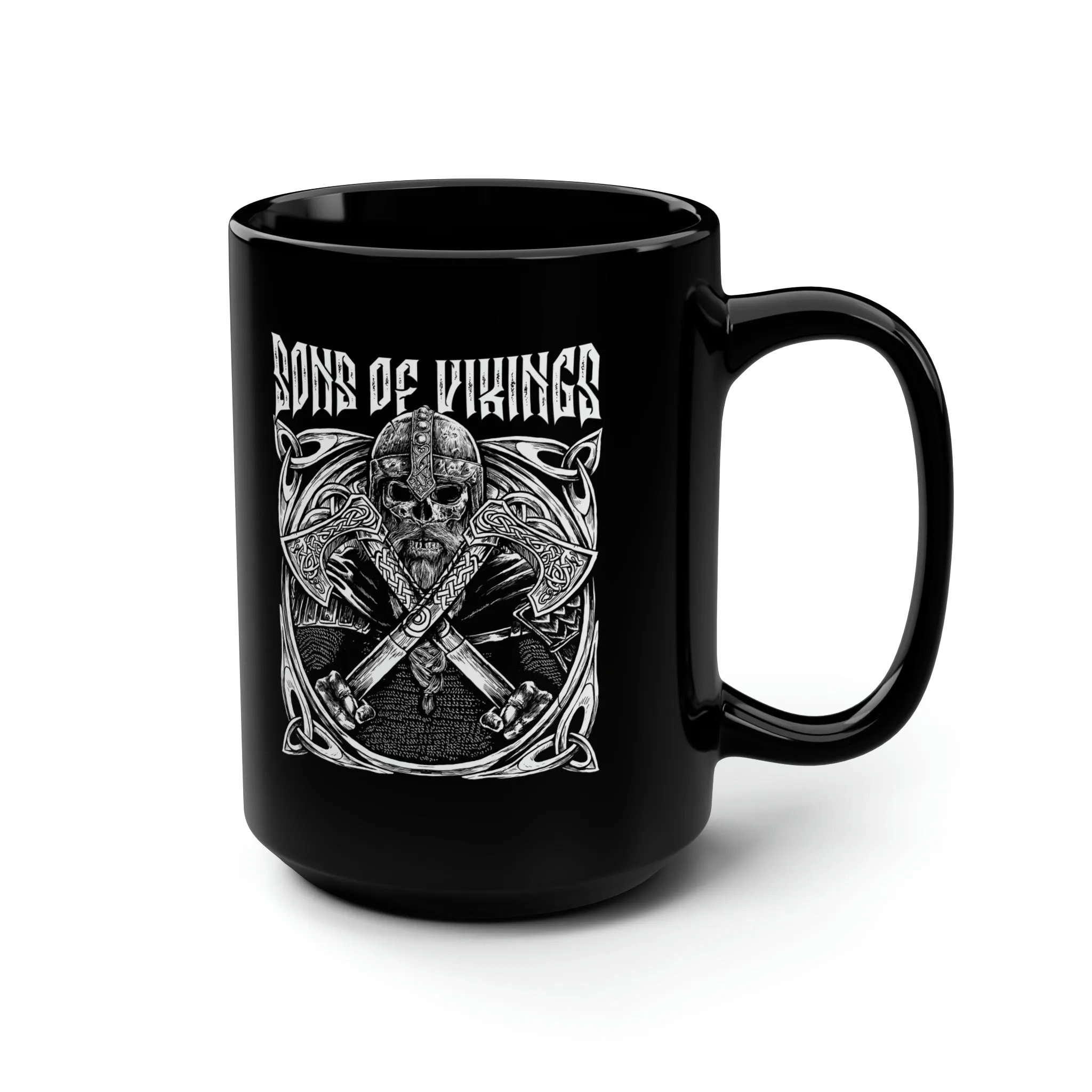 Skull and Axes Coffee Mug