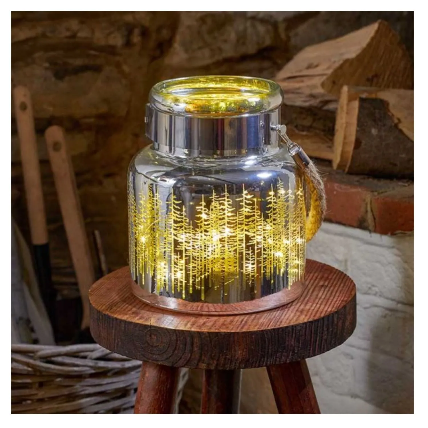 Smart Garden Wonderland Lantern - Silver Gilt