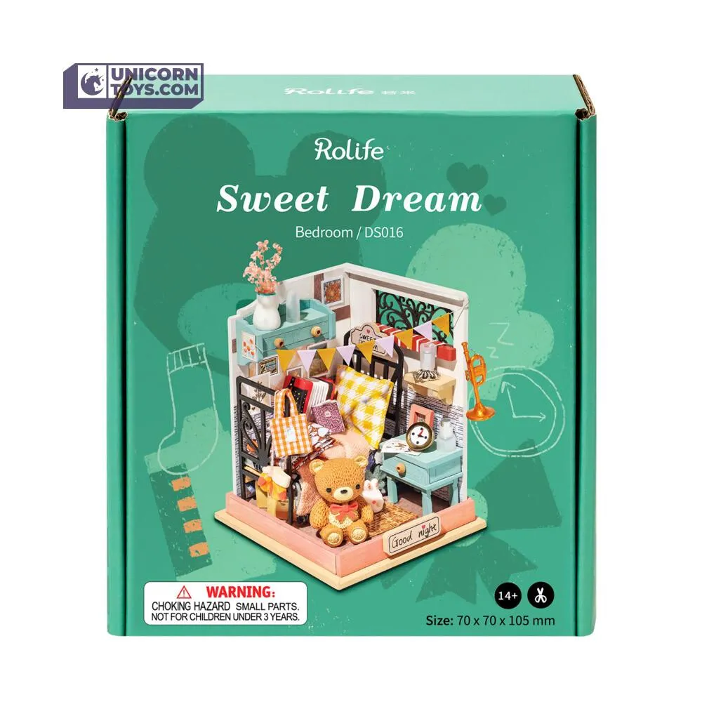 Sweet Dream | Robotime Rolife Tiny DS016 DIY Dollhouse Miniatures Kit